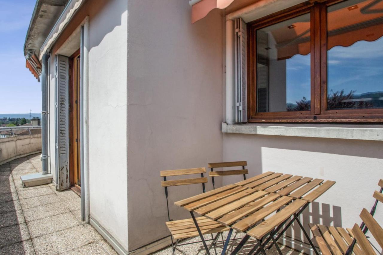 Modern 1Br With Terrace And A Breathtaking View In Annecy Apartamento Exterior foto