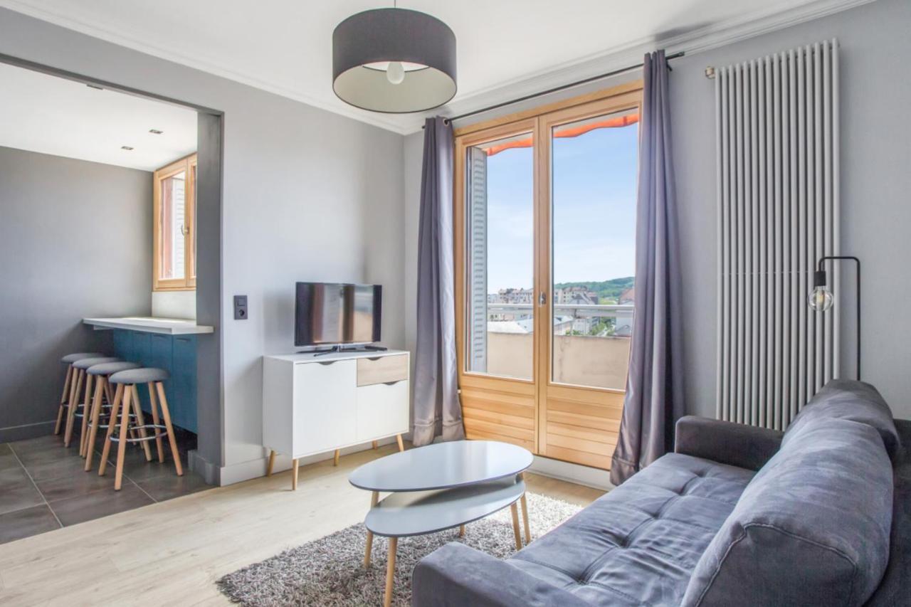 Modern 1Br With Terrace And A Breathtaking View In Annecy Apartamento Exterior foto